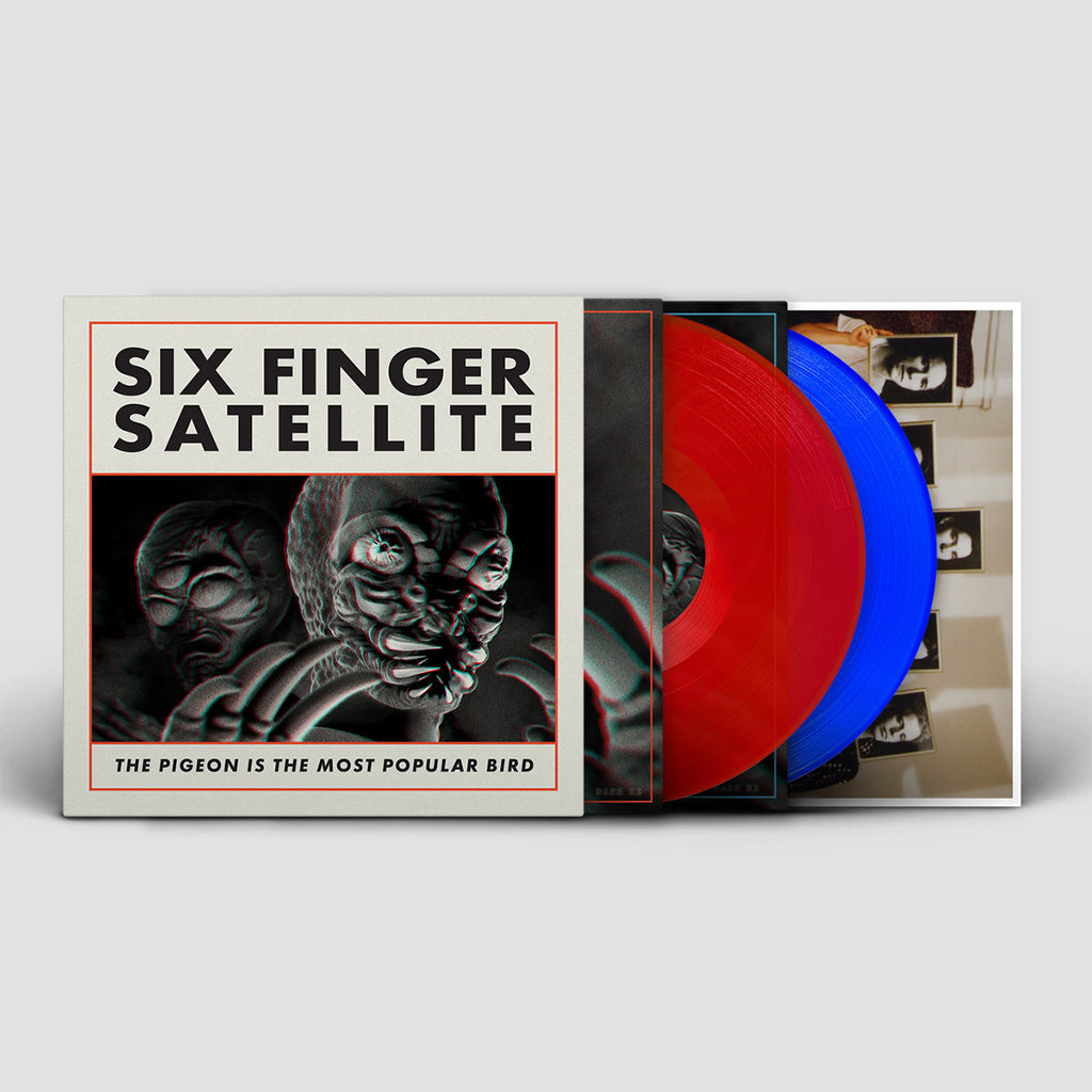 SIX FINGER SATELLITE - The Pigeon Is The Most Popular Bird (30th Anniversary Sub Pop 'Loser' Edition) - 2LP - Red / Blue Vinyl