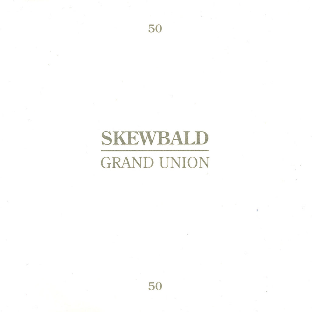 SKEWBALD | GRAND UNION - 2 Songs (Repress with Etched Label) - 7'' - Clear Vinyl [MAR 7]