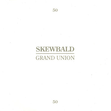 SKEWBALD | GRAND UNION - 2 Songs (Repress with Etched Label) - 7'' - Clear Vinyl [MAR 7]
