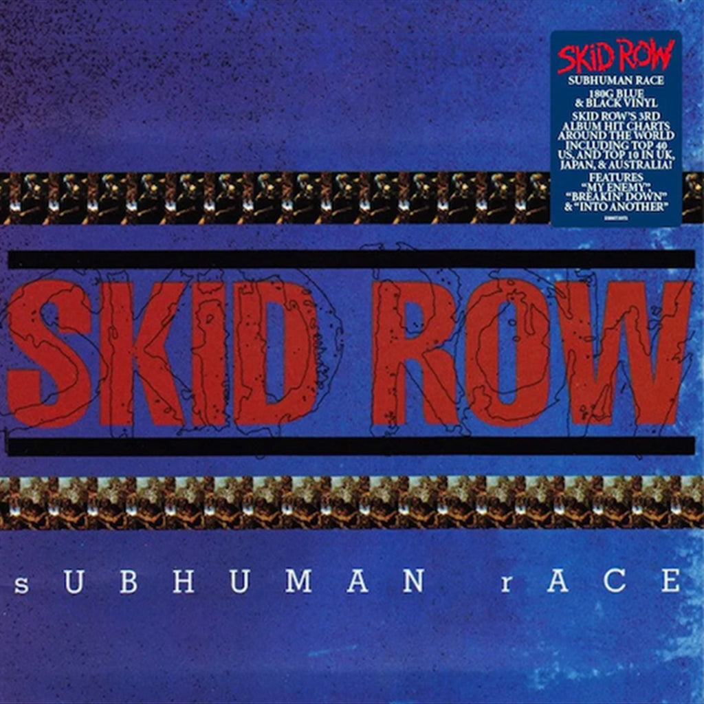SKID ROW - Subhuman Race (2023 Reissue) - 2LP - 180g Blue & Black Splatter Vinyl