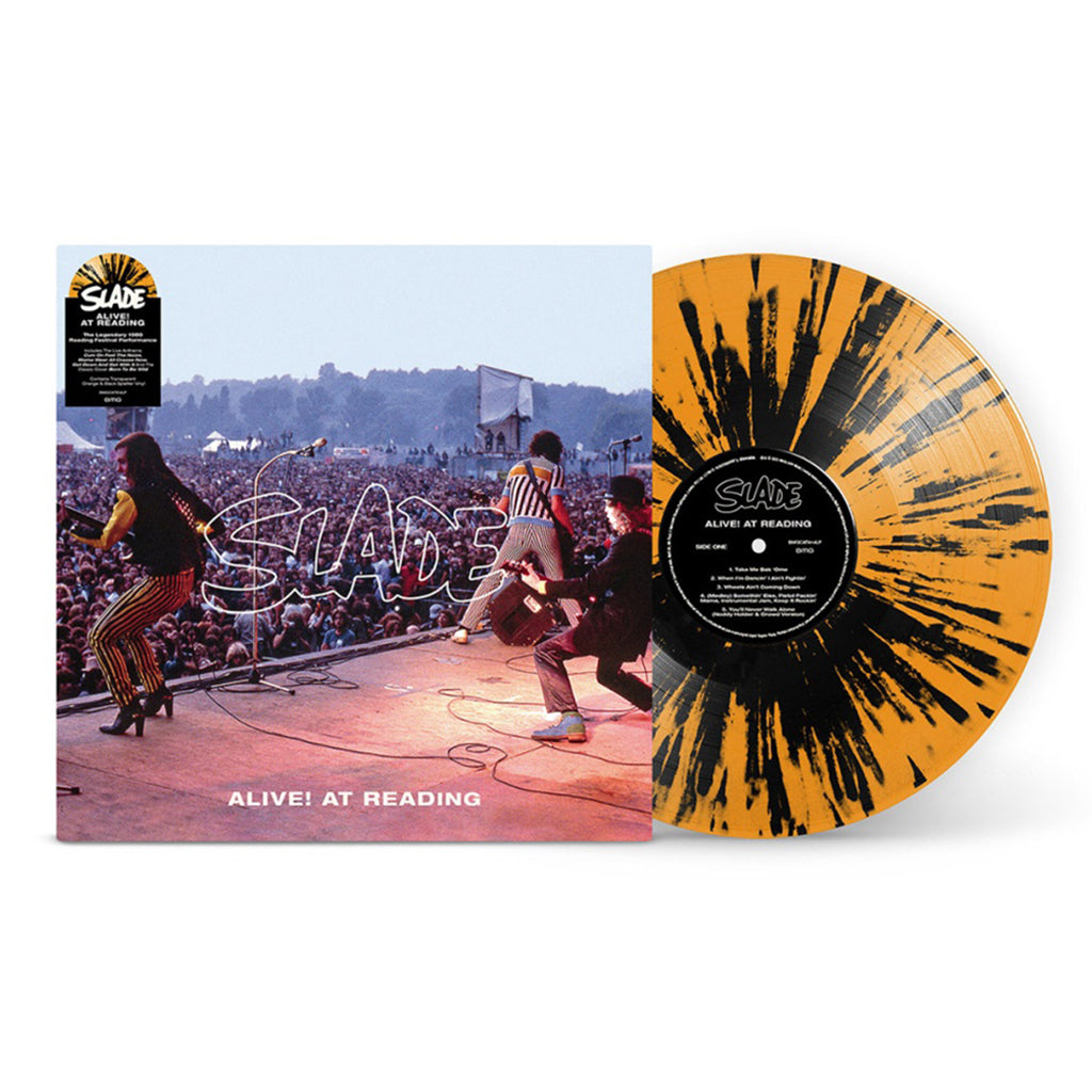 SLADE - Alive! At Reading - LP - Orange with Black Splatter Vinyl ...