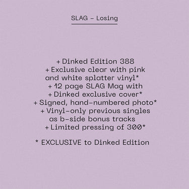 SLAG - Losing - LP - Vinyl - Dinked Edition #388 [MAR 6]