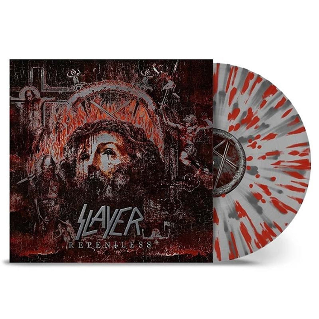 SLAYER - Repentless (10th Anniversary Repress) - LP - Clear Silver with Red Splatter Vinyl [SEP 12]