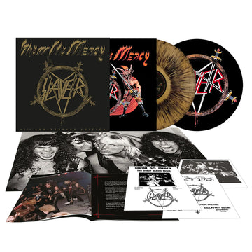 SLAYER - Show No Mercy (40th Anniversary Edition with Slipmat and more) - LP - Deluxe Gold Black Dust Vinyl