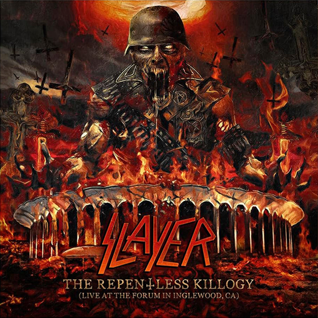 SLAYER - The Repentless Killogy (Live At The Forum In Inglewood, CA) [Repress] - 2LP - Amber Smoke Vinyl