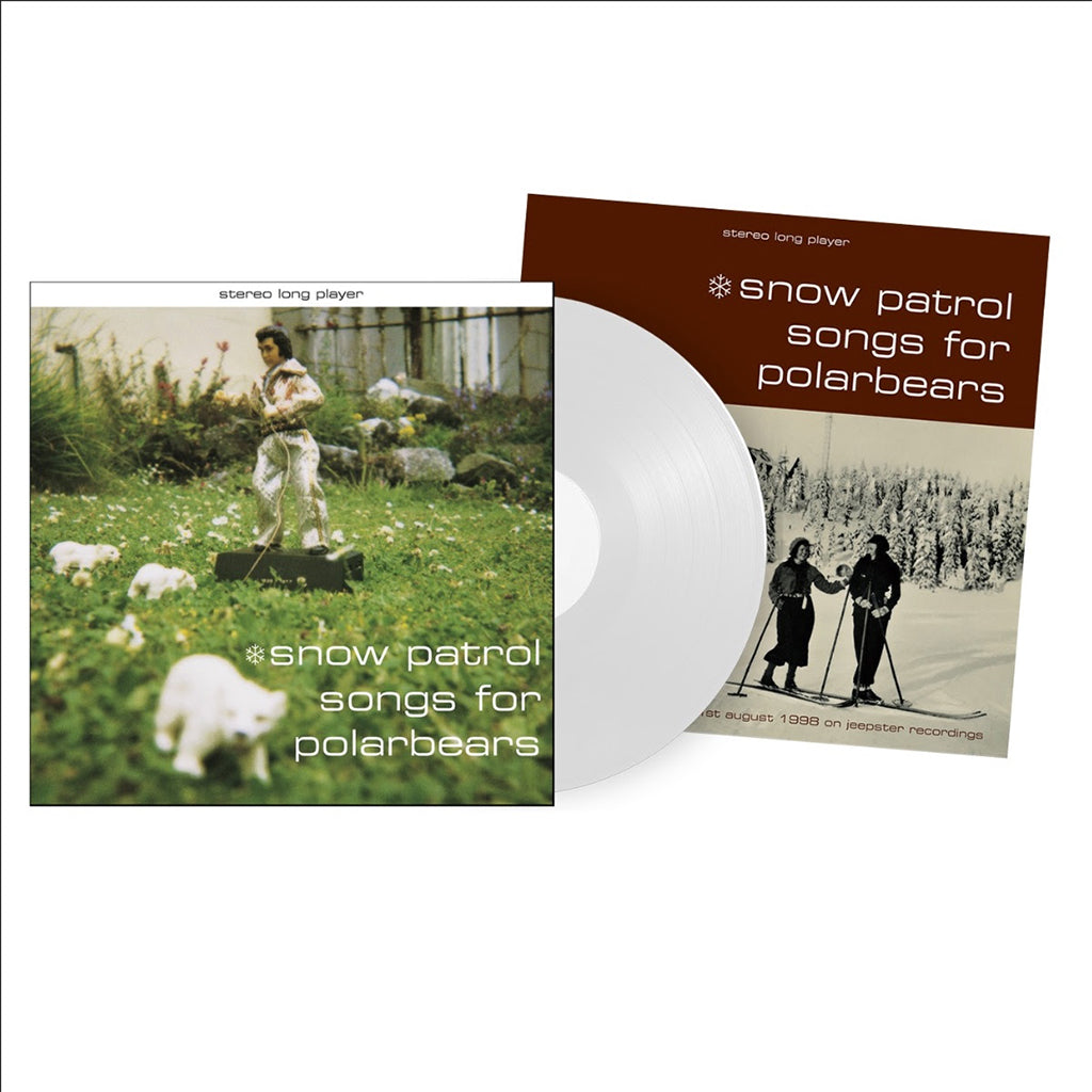 SNOW PATROL - Songs For Polarbears (25th Anniversary Edition with Art Print) - LP - Arctic Pearl White Vinyl