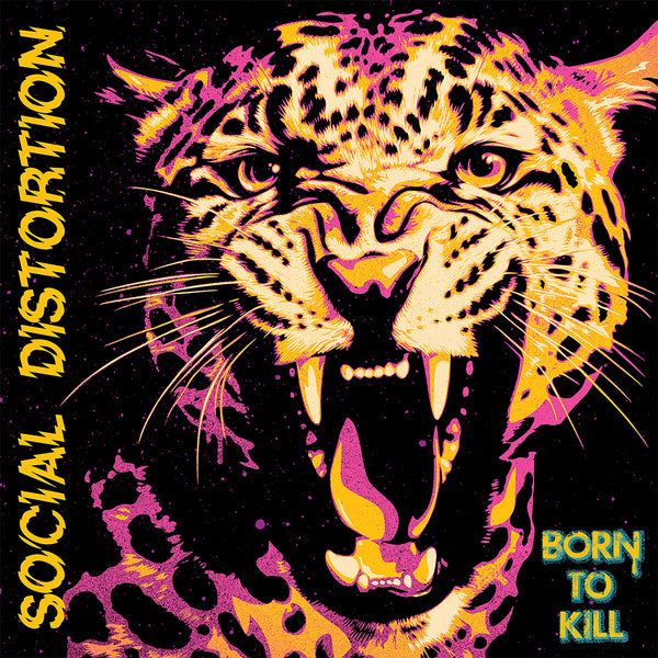 Social Distortion Logo Sticker Graphic - Die Cut Sticker, High Resolution Top Grade Vinyl