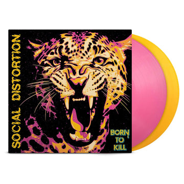 SOCIAL DISTORTION - Born To Kill - 2LP (w/ Etching + Poster) - Pink & Yellow Vinyl [MAY 8]