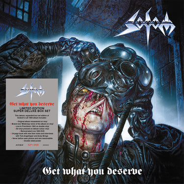 SODOM - Get What You Deserve (Super Deluxe Edition w/ Poster + 34-page Book) - 5LP + DVD - Coloured Vinyl Box Set [FEB 27]