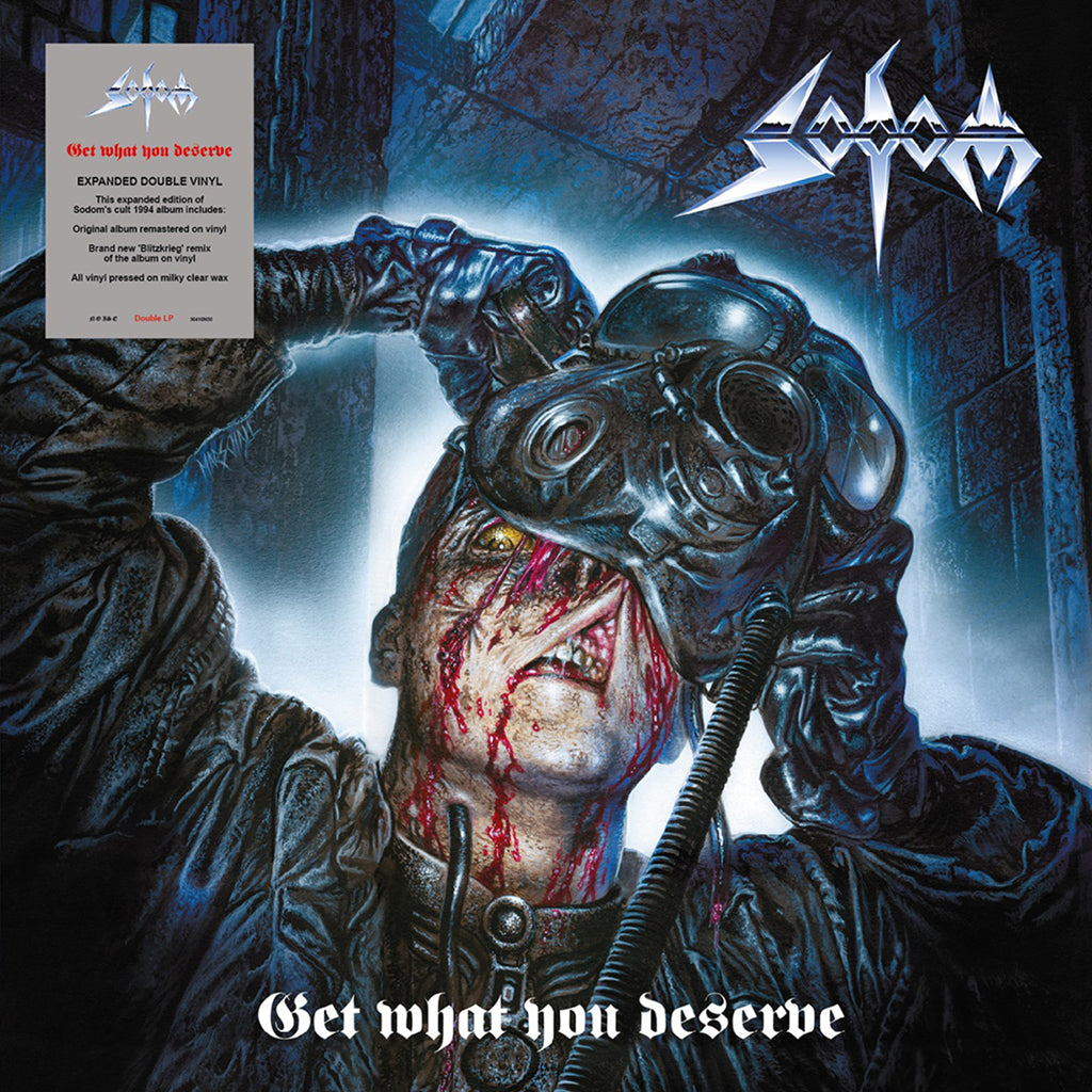 SODOM - Get What You Deserve (Remastered & Remixed Edition) - 2LP - 'Milky Clear' Vinyl [FEB 27]