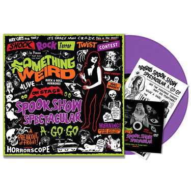 SOMETHING WEIRD - Spook Show Spectacular A-Go-Go (with DVD) - LP - Violent Violet Vinyl