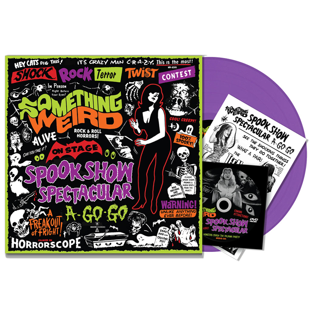 SOMETHING WEIRD - Spook Show Spectacular A-Go-Go (with DVD) - LP - Violent Violet Vinyl [SEP 13]