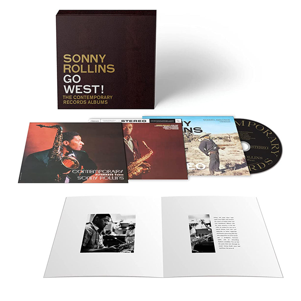 SONNY ROLLINS - Go West!: The Contemporary Records Albums - 3CD - Deluxe Box Set