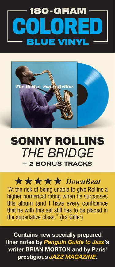 SONNY ROLLINS - The Bridge (Reissue w/ 2 Bonus tracks) - LP - 180g Blue Vinyl