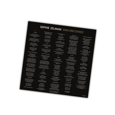 SOPHIE ZELMANI - Sing And Dance (Reissue) - LP - 180g Crystal Clear Vinyl [JUL 25]