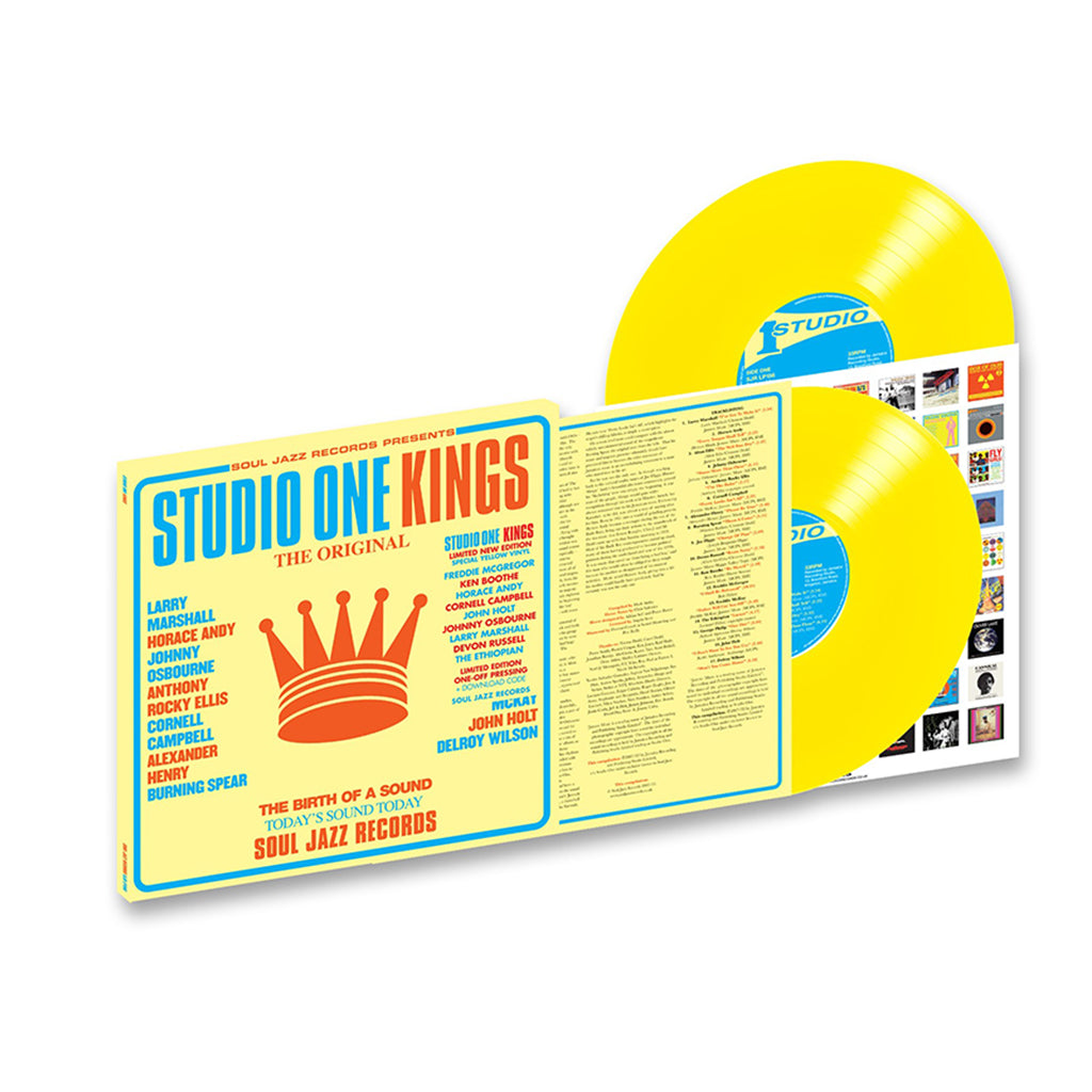 VARIOUS / SOUL JAZZ RECORDS PRESENTS - Studio One Kings [Black Friday 2023] - 2LP - Yellow Vinyl [NOV 24]