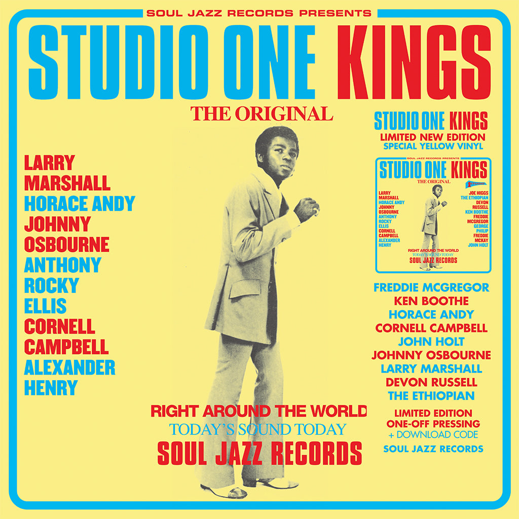 VARIOUS / SOUL JAZZ RECORDS PRESENTS - Studio One Kings [Black Friday 2023] - 2LP - Yellow Vinyl [NOV 24]
