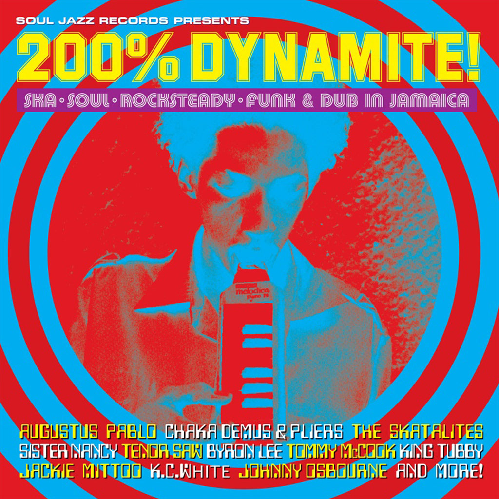 VARIOUS / SOUL JAZZ RECORDS presents - 200% DYNAMITE! : Ska, Soul, Rocksteady, Funk & Dub in Jamaica (2023 Edition) - 2LP - Vinyl
