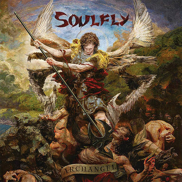 SOULFLY - Archangel (10th Anniversary Edition) - LP - Natural w/ Green, Orange & Brown Splatter Vinyl