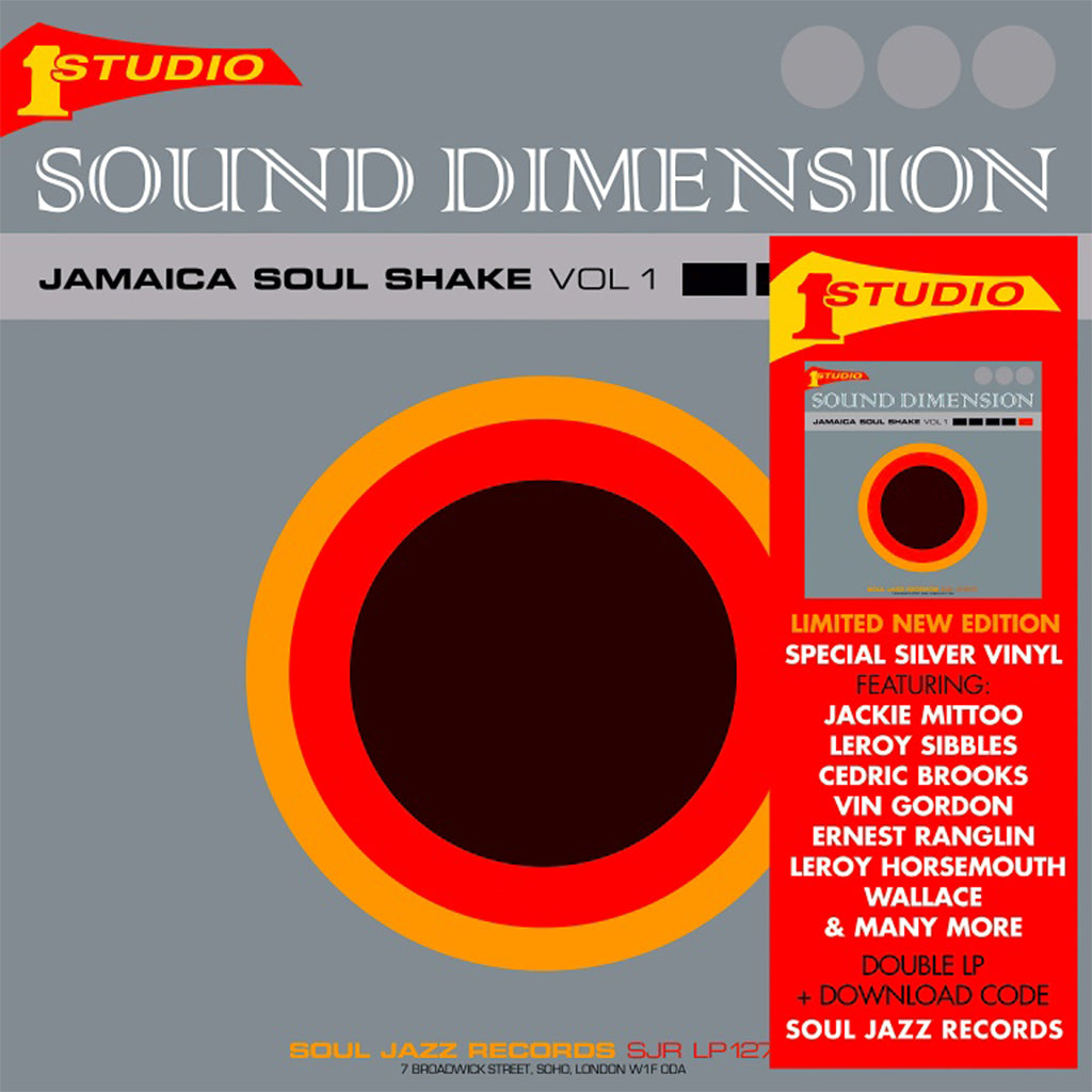 SOUND DIMENSION - Jamaica Soul Shake Vol. 1 - 2LP - Silver Vinyl