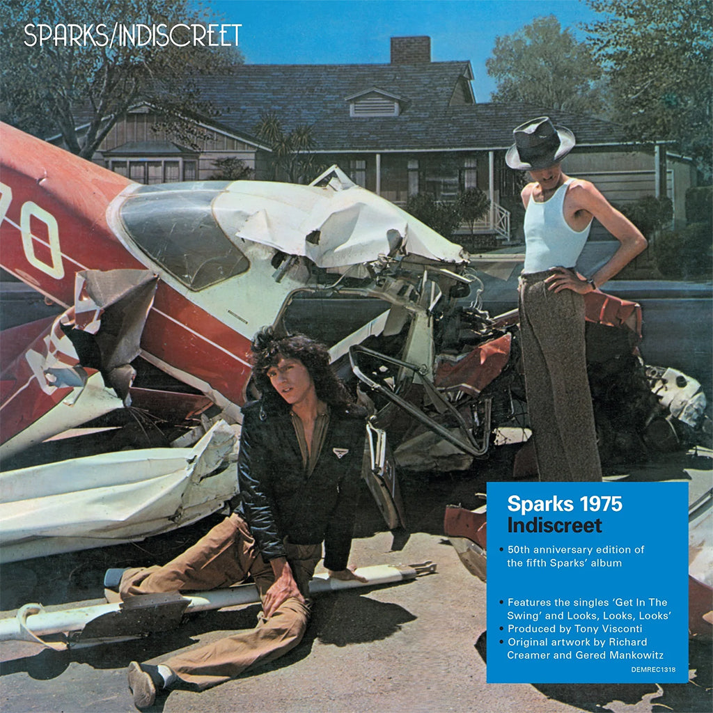 SPARKS - Indiscreet (50th Anniversary Edition) - LP - 'Tigers Eye' Marbled Vinyl [OCT 17]