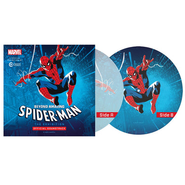SEBASTIAN M. PURFÜRST - Spider-Man: Beyond Amazing - The Exhibition OST (w/ Poster) - LP - 180g Crystal Clear (Side A) / Picture Print (Side B) Vinyl