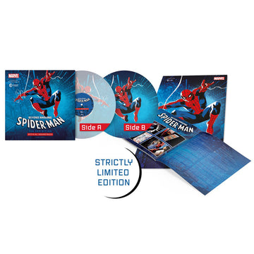 SEBASTIAN M. PURFÜRST - Spider-Man: Beyond Amazing - The Exhibition OST (w/ Poster) - LP - 180g Crystal Clear (Side A) / Picture Print (Side B) Vinyl