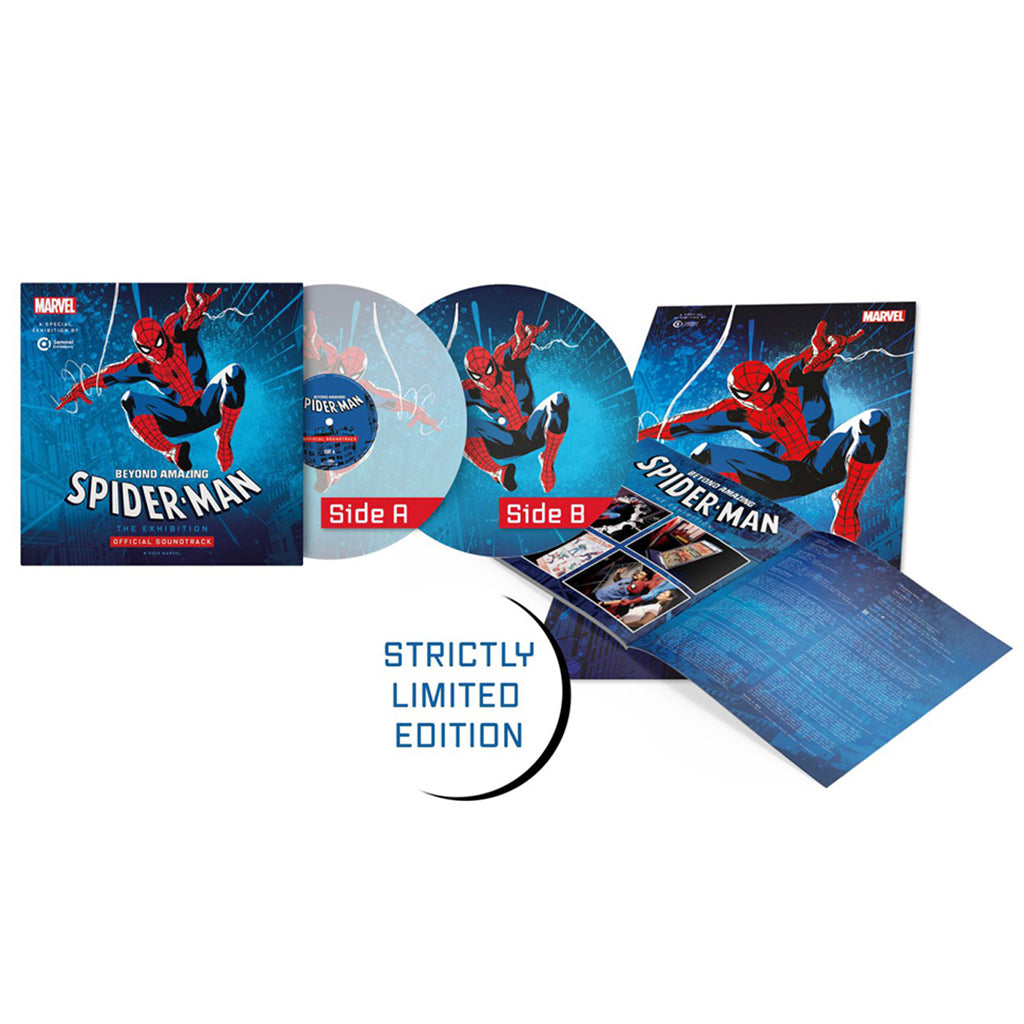 SEBASTIAN M. PURFÜRST - Spider-Man: Beyond Amazing - The Exhibition OST (w/ Poster) - LP - 180g Crystal Clear (Side A) / Picture Print (Side B) Vinyl [OCT 6]