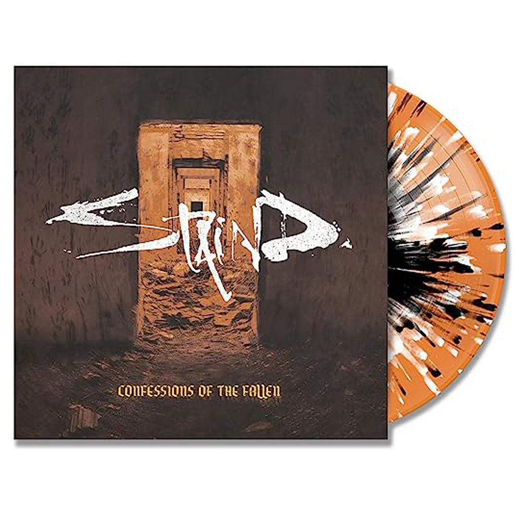 STAIND - Confessions Of The Fallen - LP - Orange w/ Black & White Splatter Vinyl