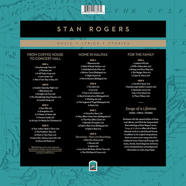 STAN ROGERS - Songs Of A Lifetime - Music, Lyrics, Stories (with Complete Songbook) - 5LP - Vinyl Box Set