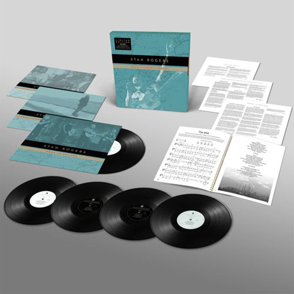 STAN ROGERS - Songs Of A Lifetime - Music, Lyrics, Stories (with Complete Songbook) - 5LP - Vinyl Box Set