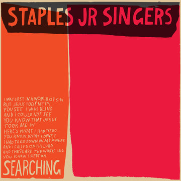 STAPLES JR. SINGERS - Searching - LP - Vinyl