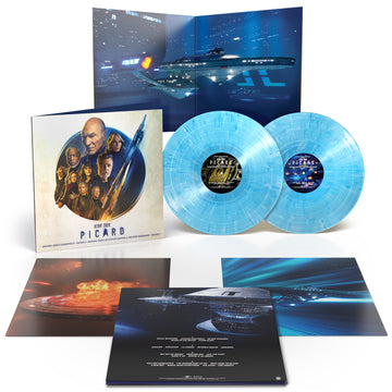 STEPHEN BARTON | FREDERIK WIEDMANN - Star Trek: Picard Season 3 Volume 1 - 2LP - Sky Blue with White Burst Vinyl