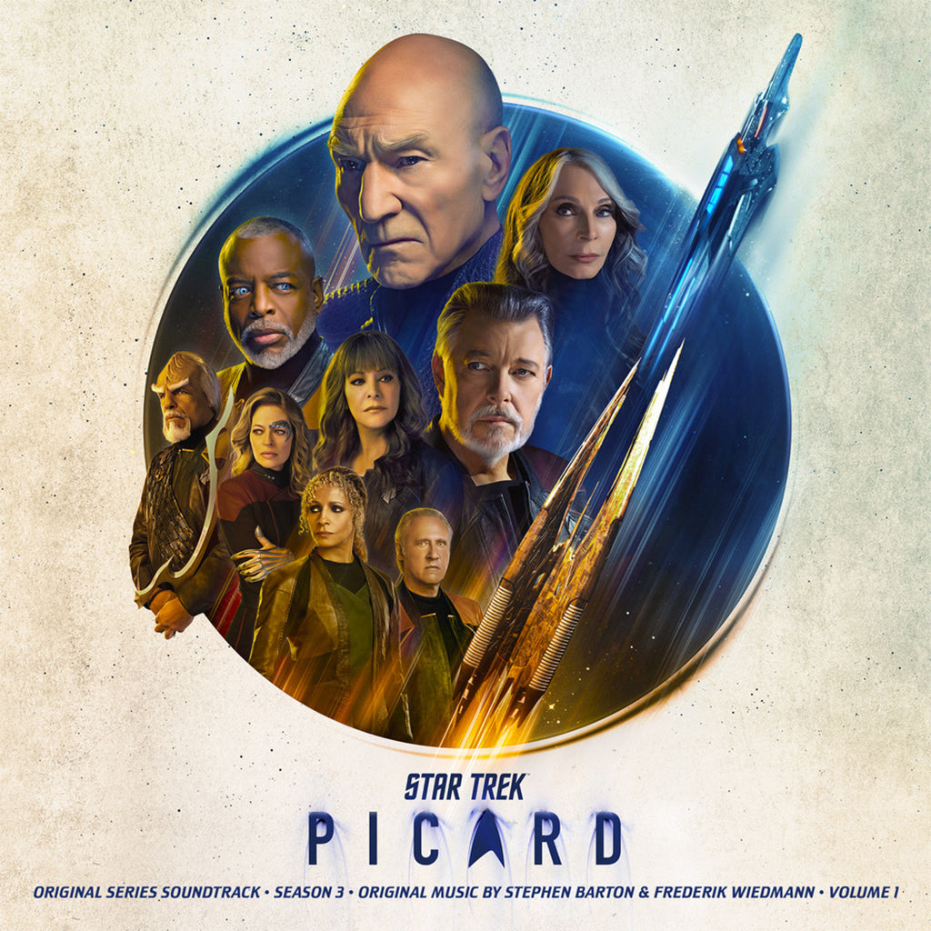 STEPHEN BARTON | FREDERIK WIEDMANN - Star Trek: Picard Season 3 Volume 1 - 2LP - Sky Blue with White Burst Vinyl