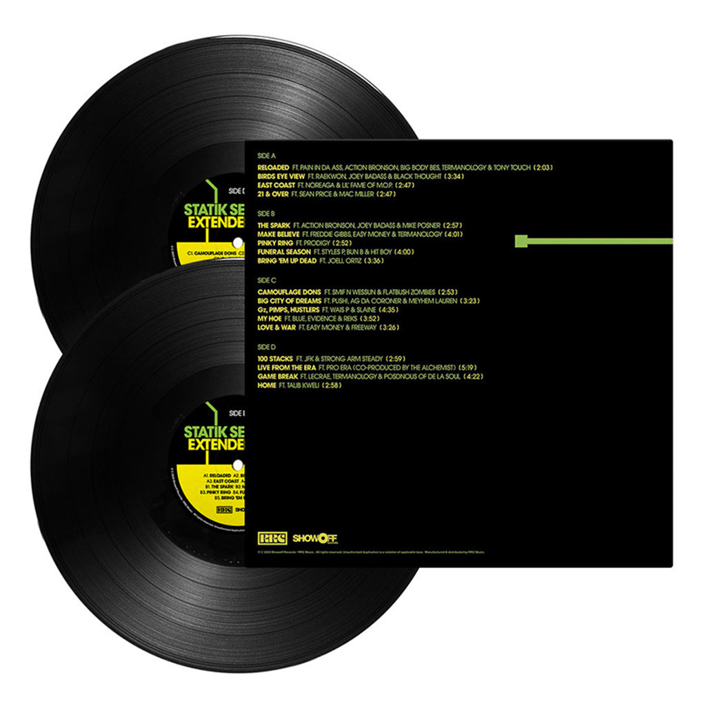 STATIK SELEKTAH - Extended Play (10th Anniversary) - 2LP - Deluxe Vinyl [MAY 10]