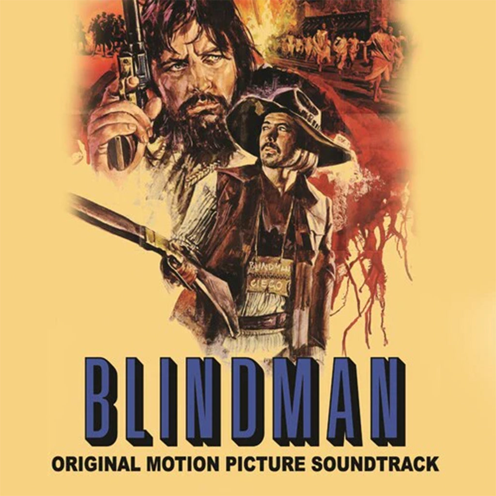 STELVIO CIPRIANI - Blindman (Original Motion Picture Soundtrack w/ Replica Poster) - LP - Blood Splatter Vinyl [SEP 1]