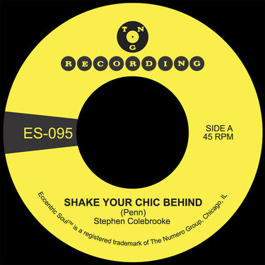 STEPHEN COLEBROOKE - Shake Your Chic Behind / Stay Away From Music - 7'' - Tropics Green Coloured Vinyl