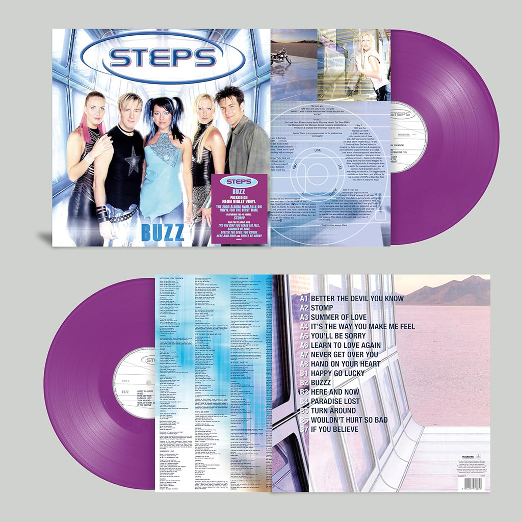 STEPS - Buzz (2024 Reissue) - LP - Neon Violet Vinyl [FEB 23]