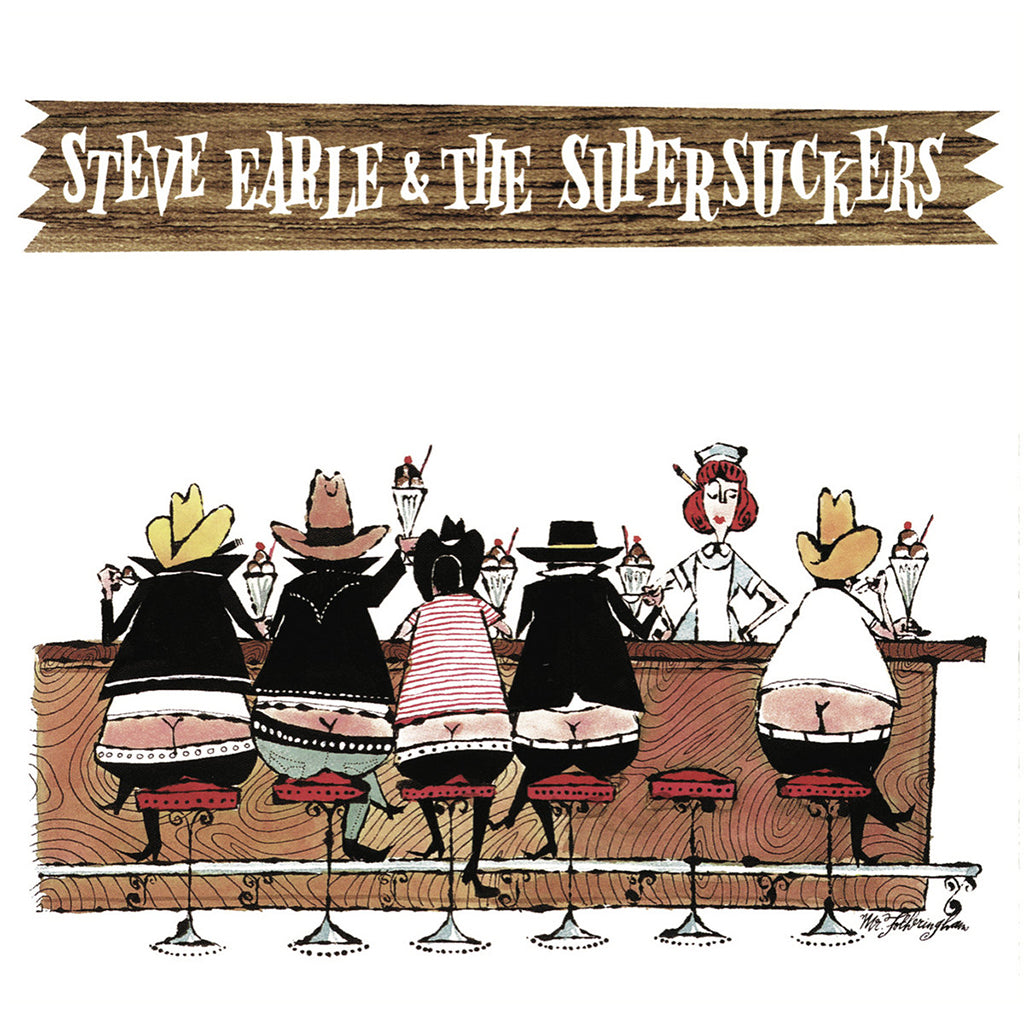 STEVE EARLE & THE SUPERSUCKERS - Steve Earle & The Supersuckers (Remastered) - 12'' EP - Red Vinyl [SEP 8]