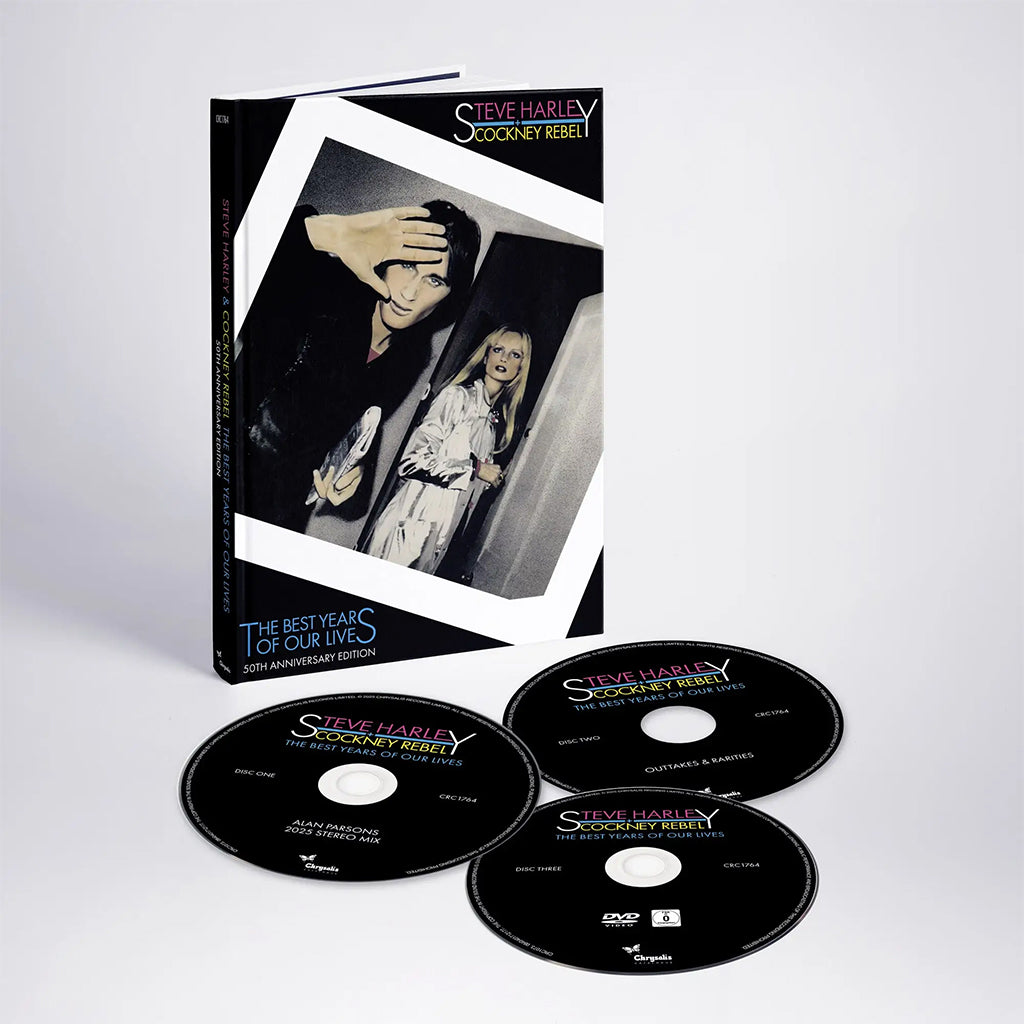 STEVE HARLEY & COCKNEY REBEL - The Best Years Of Our Lives [50th Anniversary Deluxe Edition] - 2CD + DVD Set in Hardback Book [JUN 20]