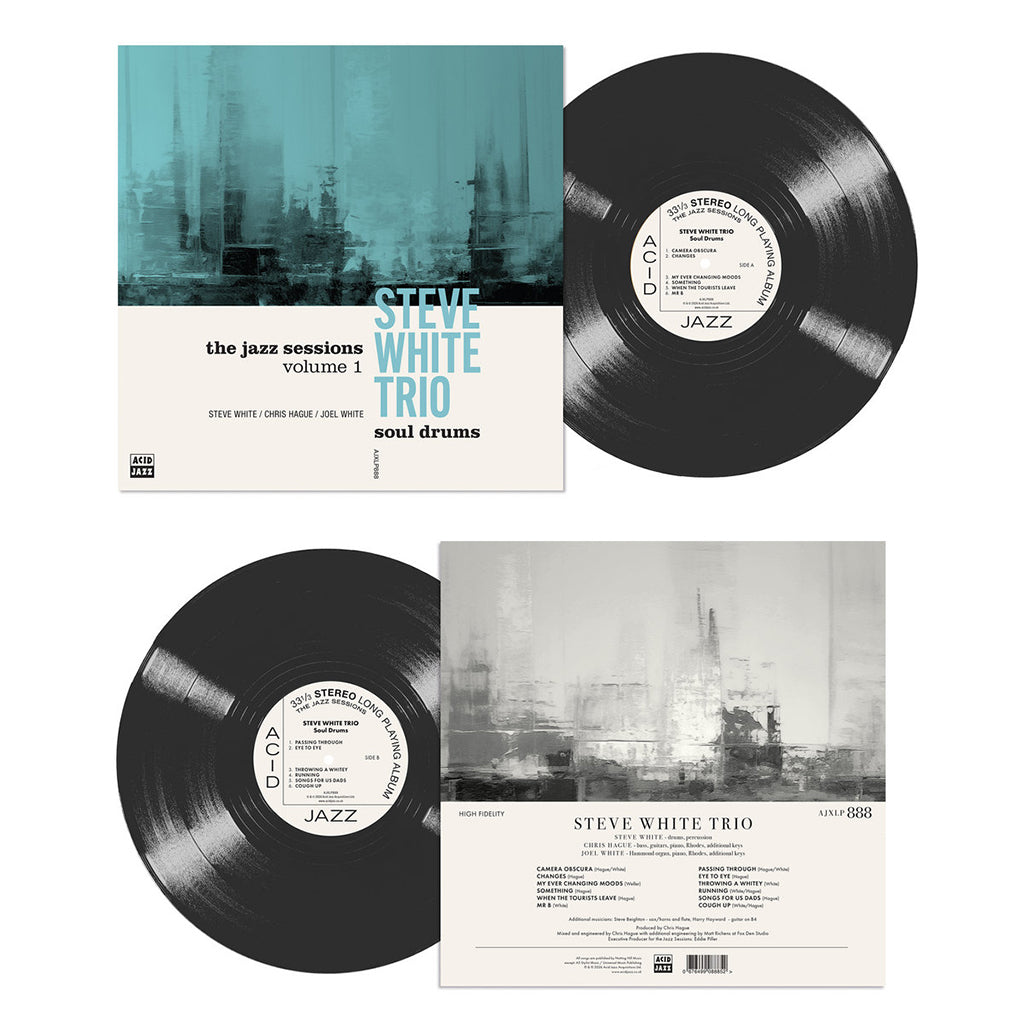STEVE WHITE TRIO - Soul Drums - LP - Black Vinyl [MAR 20]