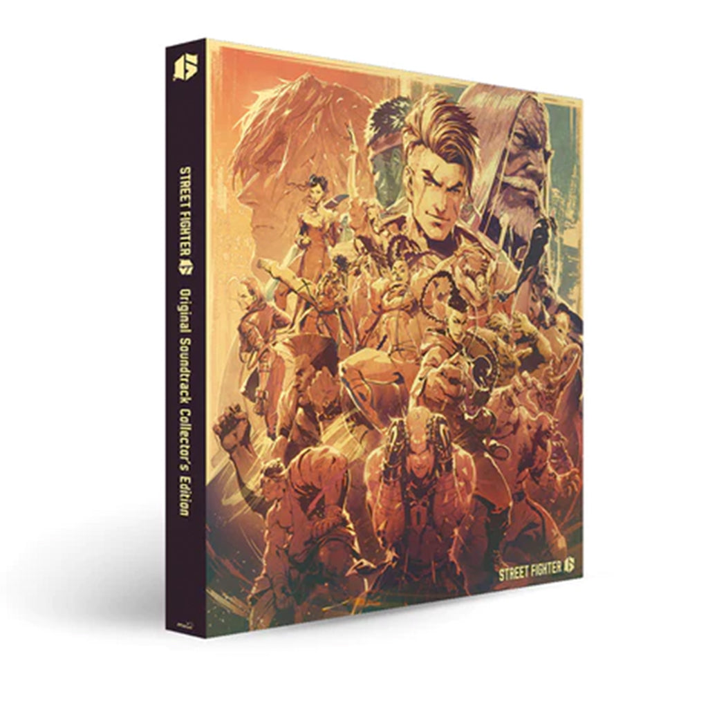 YOSHIYA TERAYAMA - Street Fighter 6 (Original Video Game Soundtrack with Slipmat and Book) - 4LP - Deluxe 180g Crystal Clear Vinyl Box Set