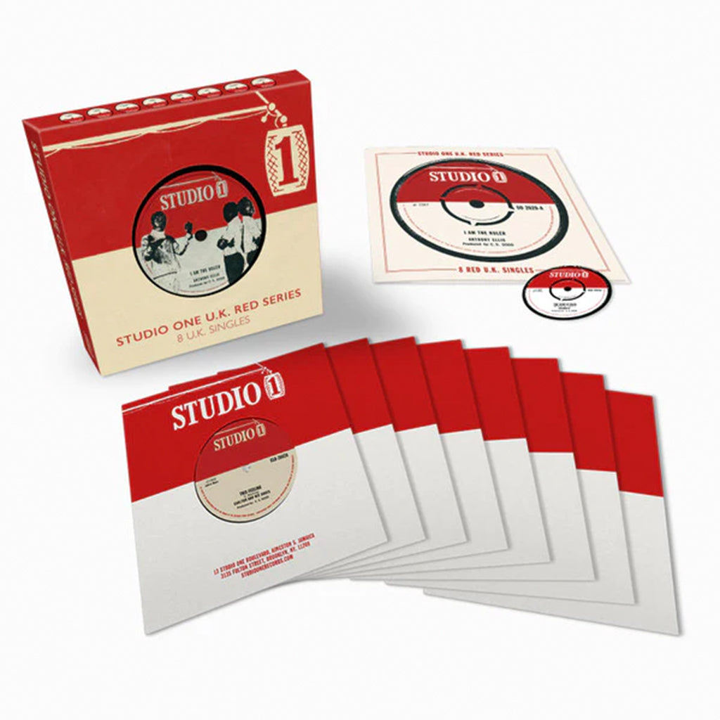 VARIOUS - Studio One U.K. Red Series - 8 x 7" - Vinyl Box Set