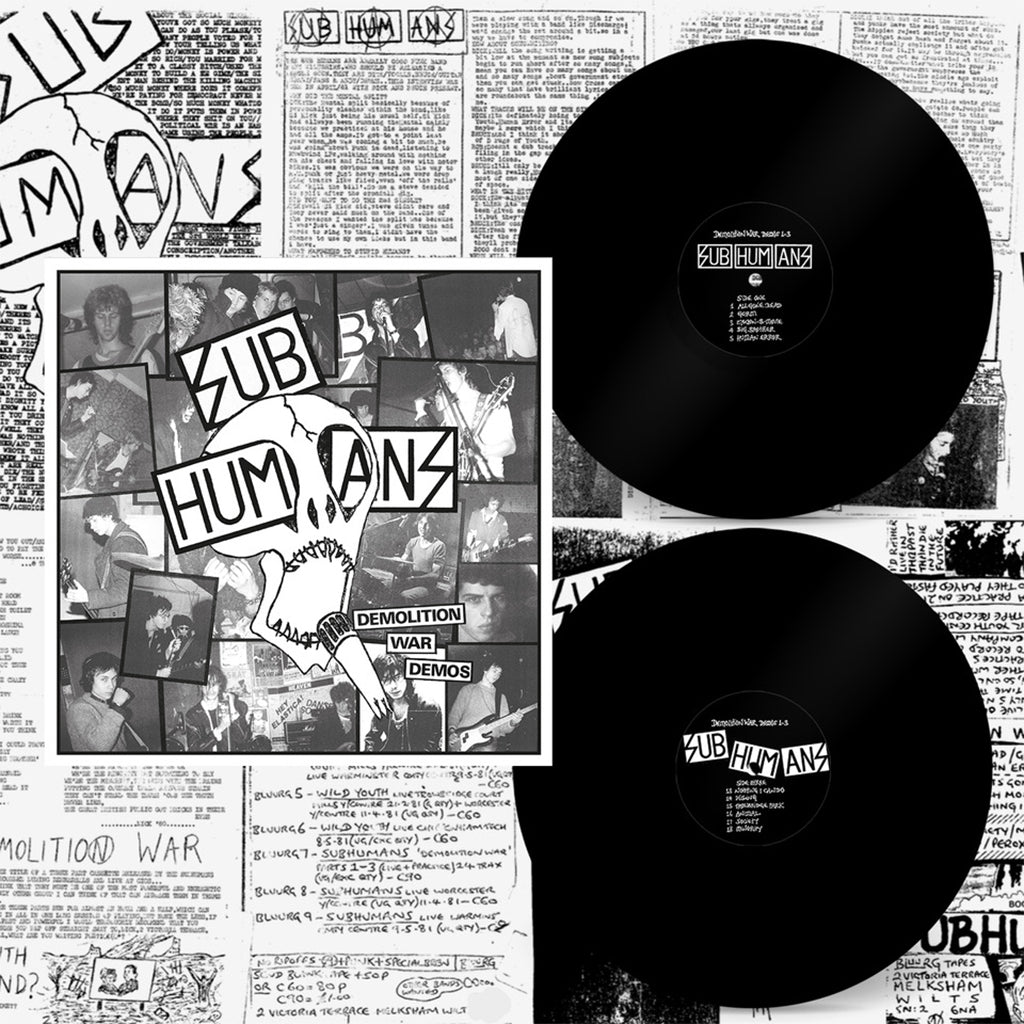 SUBHUMANS - Demolition War Demos (w/ Poster) - 2LP - Gatefold Black Vinyl [DATE TBC]