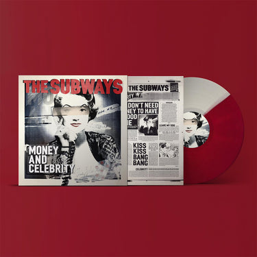 THE SUBWAYS - Money And Celebrity [National Album Day 2024] - LP - Red and White Split Colour Vinyl [NAD 24]