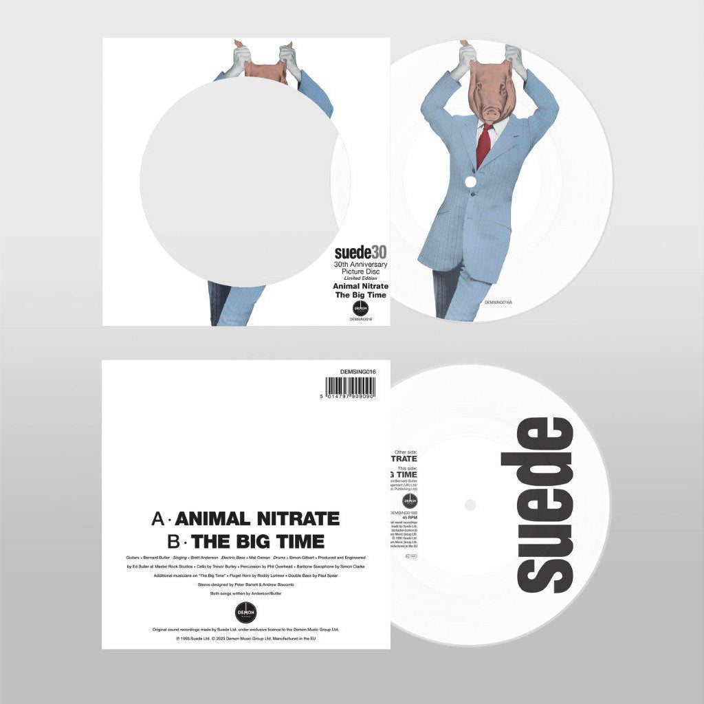 SUEDE - Animal Nitrate / The Big Time - 7'' (30th Anniversary Reissue) - Picture Disc Vinyl
