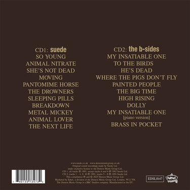SUEDE - Suede - 30th Anniversary Deluxe Edition (w/ 10 Bonus Tracks & Booklet) - 2CD Set [JUL 7]