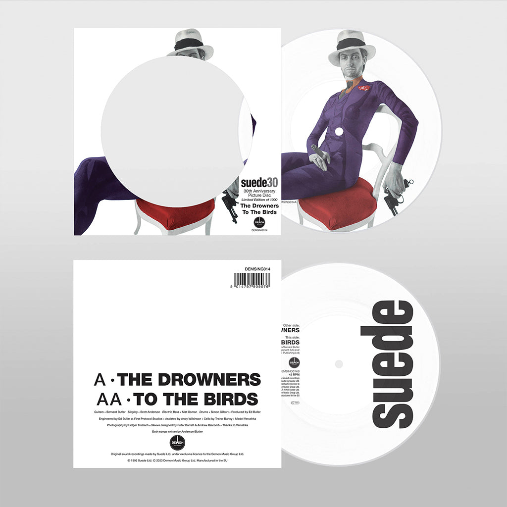 SUEDE - The Drowners / To The Birds (30th Anniversary Collector's Edition) - 7" - Picture Disc Vinyl