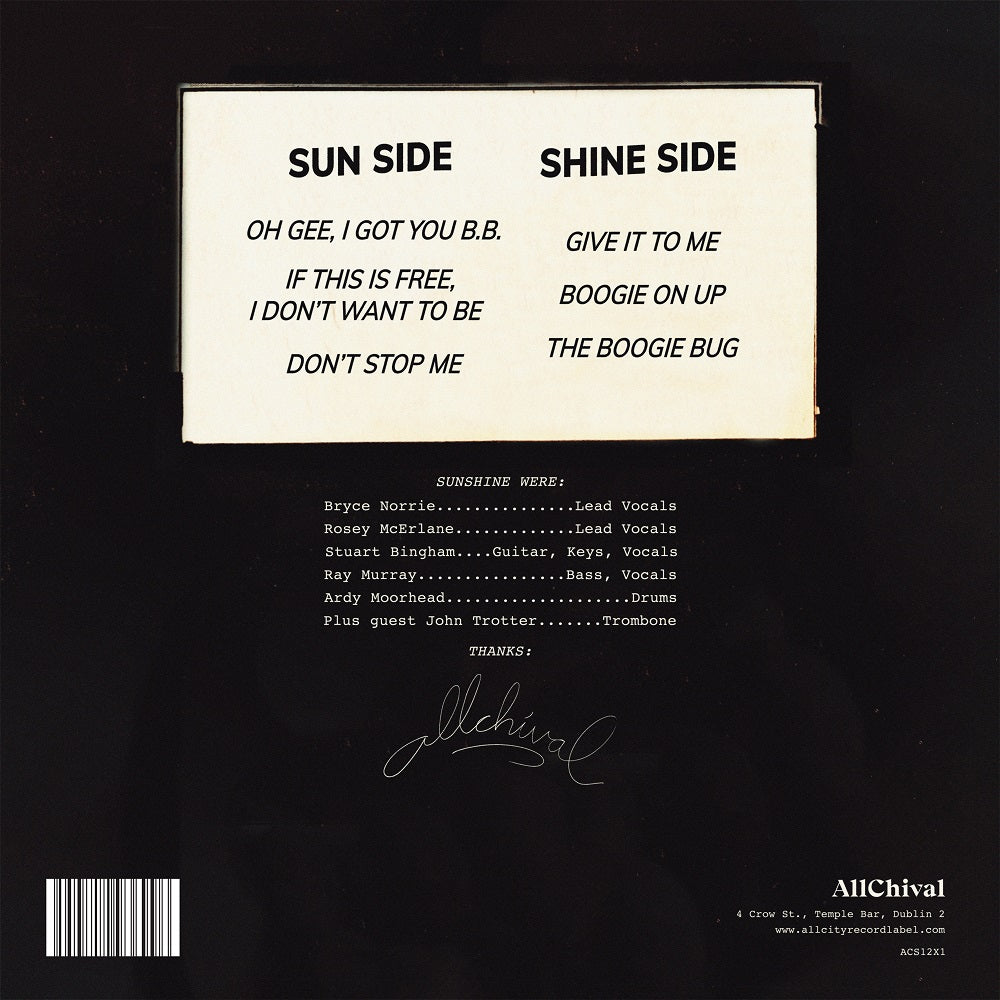 SUNSHINE - Give It To Me (Irish Soul, Disco & Boogie 1977-1983) - LP - Vinyl [JUN 28]