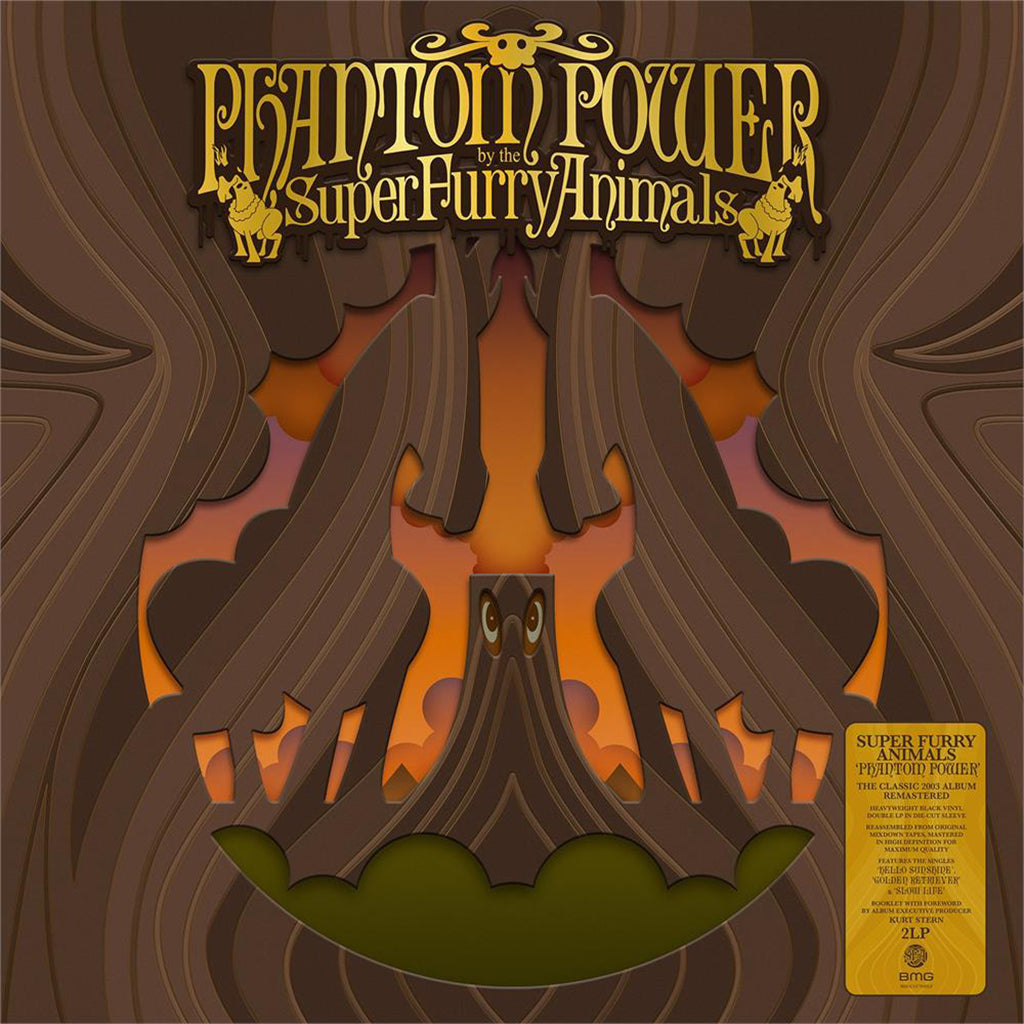 SUPER FURRY ANIMALS - Phantom Power (20th Anniversary Remastered Edition w/ Die-Cut Sleeve) - 2LP - Vinyl